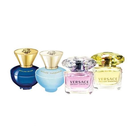 versace women's fragrance coffret 5 piece review|Versace mini gift set.